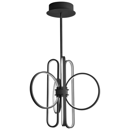 Oxygen Lighting Lupe Chandelier in Black 3-25-15