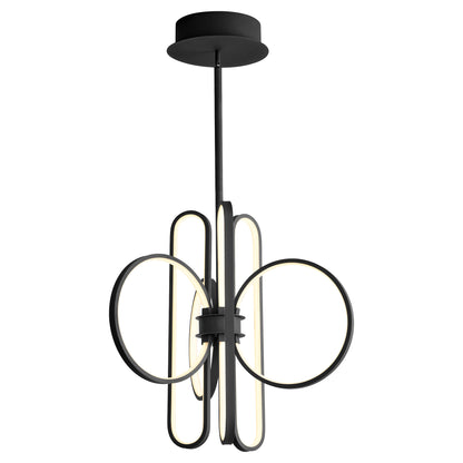 Oxygen Lighting Lupe Chandelier in Black 3-25-15