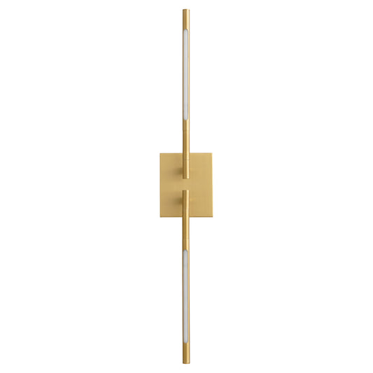 Oxygen Lighting Palillos Sconce in Aged Brass 3-404-40