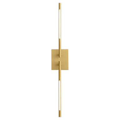 Oxygen Lighting Palillos Sconce in Aged Brass 3-404-40