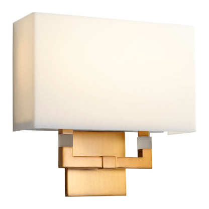 Oxygen Lighting Chameleon Sconce in Aged Brass 3-514-40