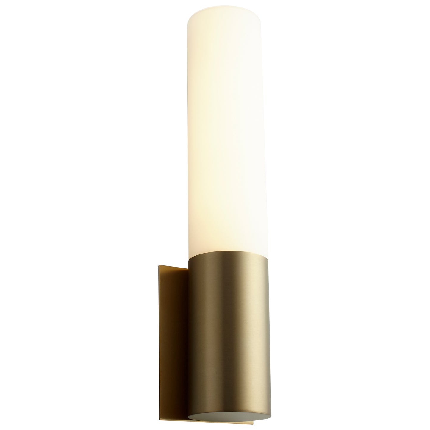 Oxygen Lighting Magnum Sconce in Aged Brass 3-518-140