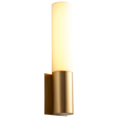 Oxygen Lighting Magnum Sconce in Aged Brass 3-518-40