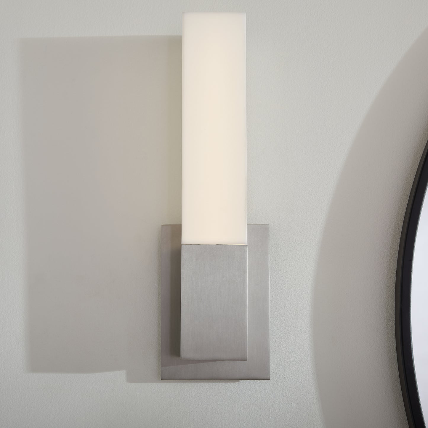 Oxygen Lighting Vega Sconce in Satin Nickel 3-519-24