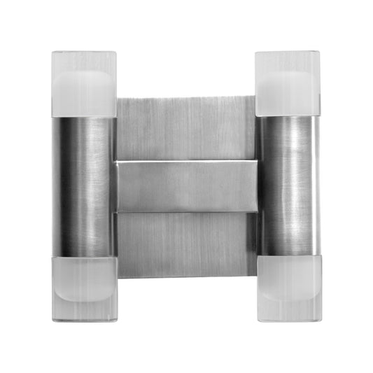 Oxygen Lighting Alarum Sconce in Satin Nickel 3-595-24