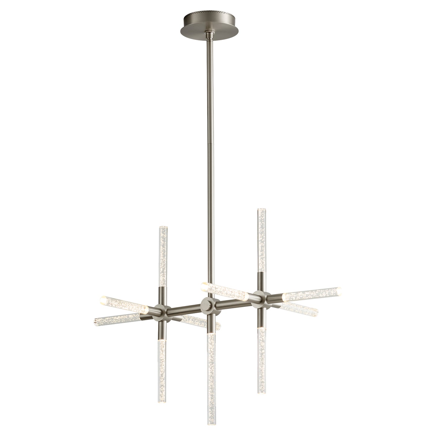 Oxygen Lighting Tali Chandelier in Satin Nickel 3-603-24