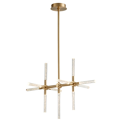 Oxygen Lighting Tali Chandelier in Aged Brass 3-603-40