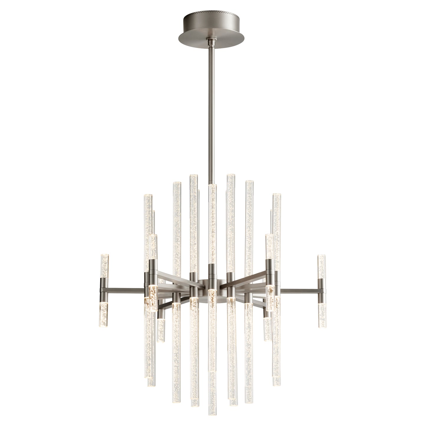 Oxygen Lighting Miro Chandelier in Satin Nickel 3-605-24