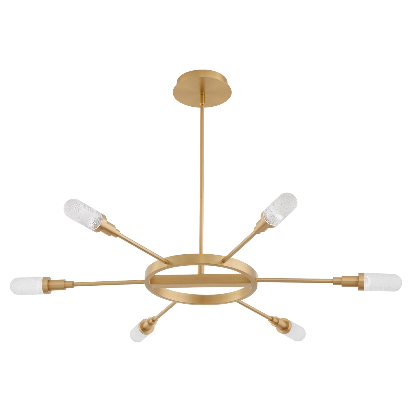 Oxygen Lighting Sperano Chandelier in Aged Brass 3-6118-40