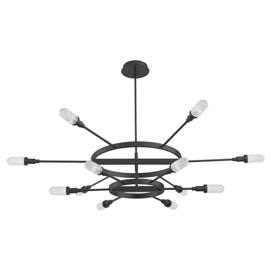 Oxygen Lighting Sperano Chandelier in Matte Black 3-6119-15