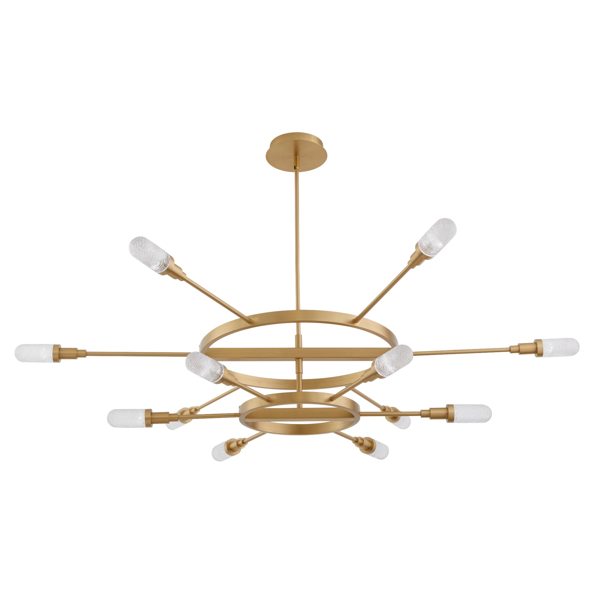 Oxygen Lighting Sperano Chandelier in Aged Brass 3-6119-40