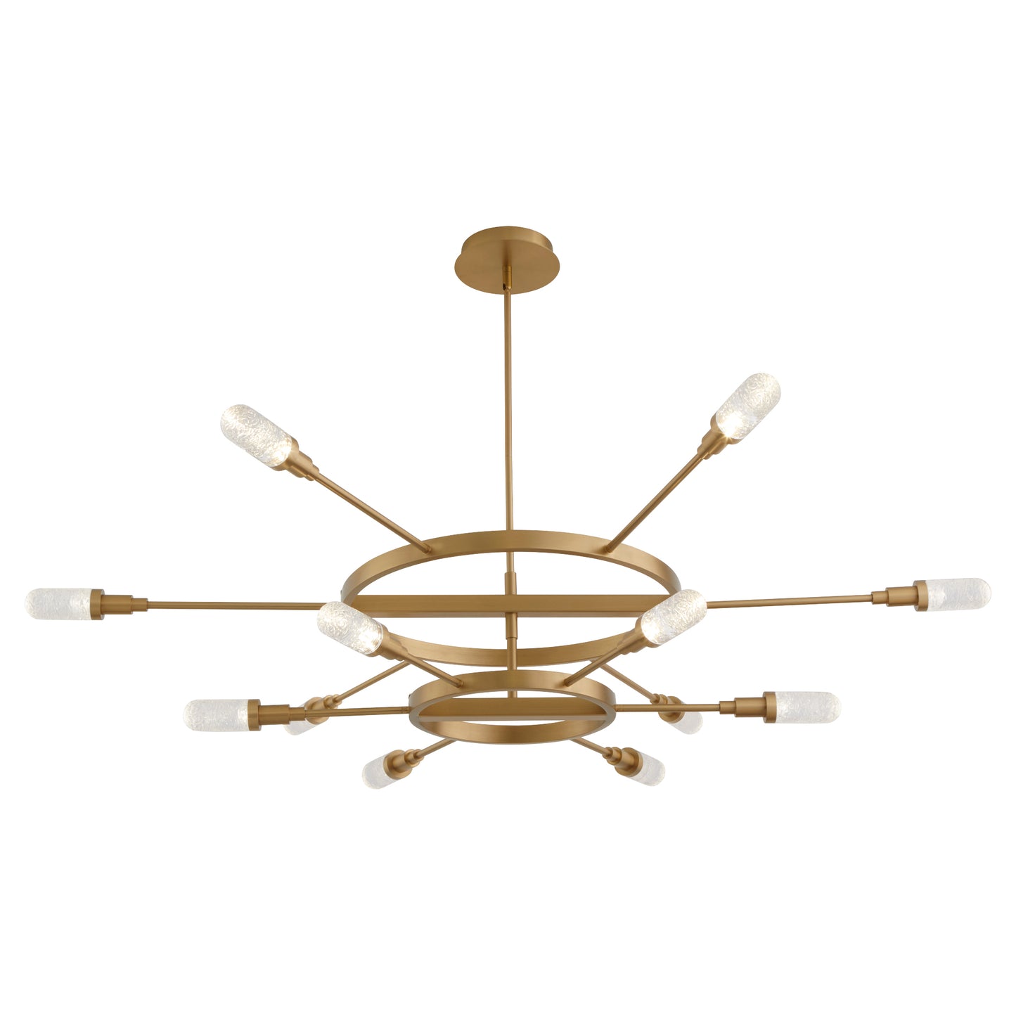 Oxygen Lighting Sperano Chandelier in Aged Brass 3-6119-40