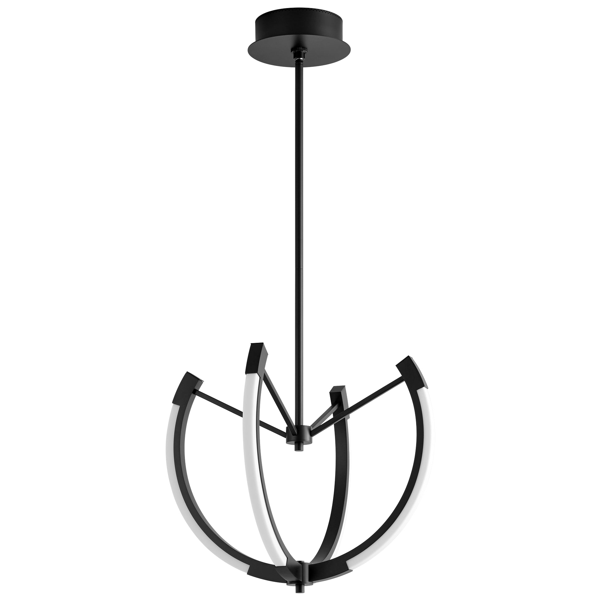 Oxygen Lighting Utopia Chandelier in Black 3-6140-15