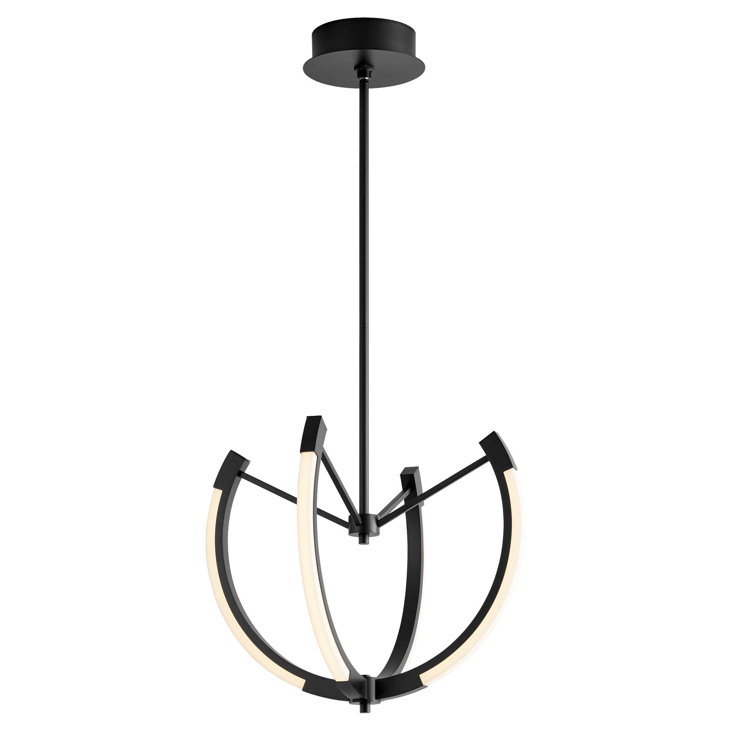 Oxygen Lighting Utopia Chandelier in Black 3-6140-15