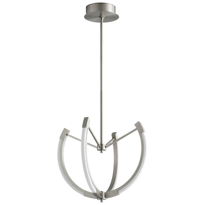 Oxygen Lighting Utopia Chandelier in Satin Nickel 3-6140-24