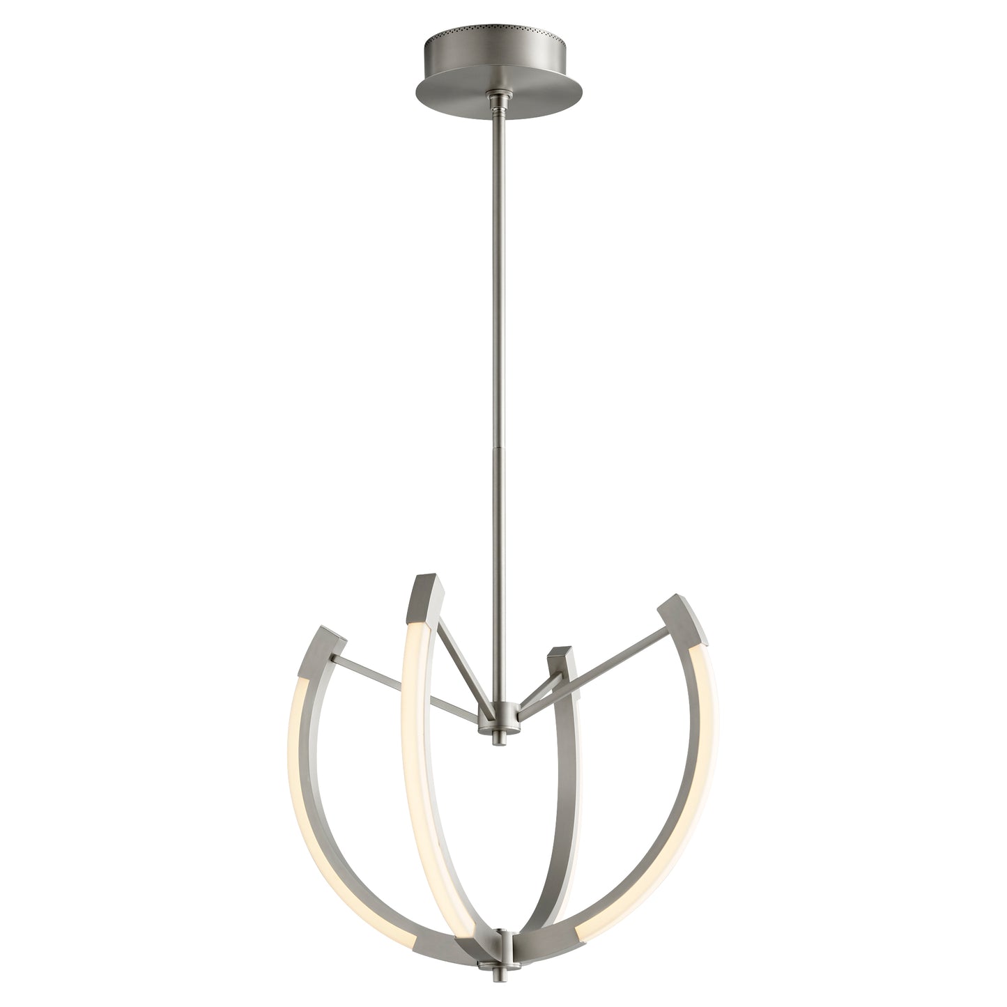 Oxygen Lighting Utopia Chandelier in Satin Nickel 3-6140-24