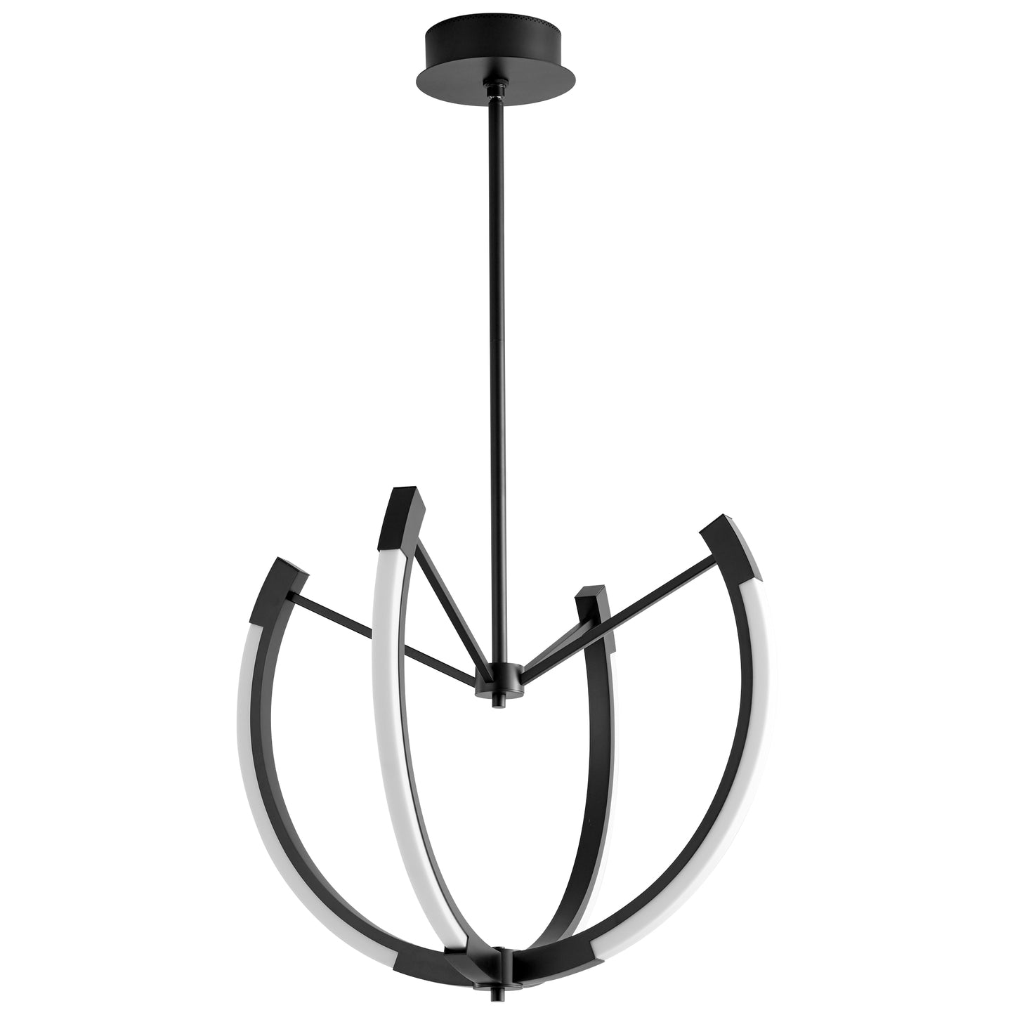 Oxygen Lighting Utopia Chandelier in Black 3-6141-15