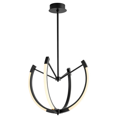 Oxygen Lighting Utopia Chandelier in Black 3-6141-15