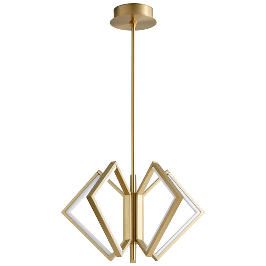 Oxygen Lighting Acadia Chandelier in Aged Brass 3-6142-40