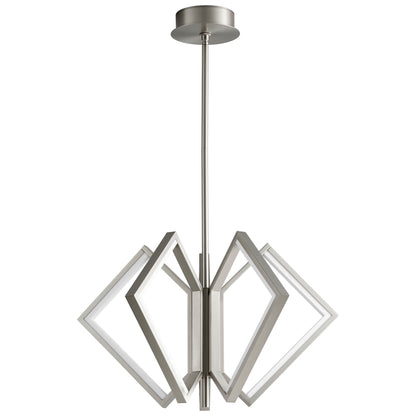 Oxygen Lighting Acadia Chandelier in Satin Nickel 3-6143-24