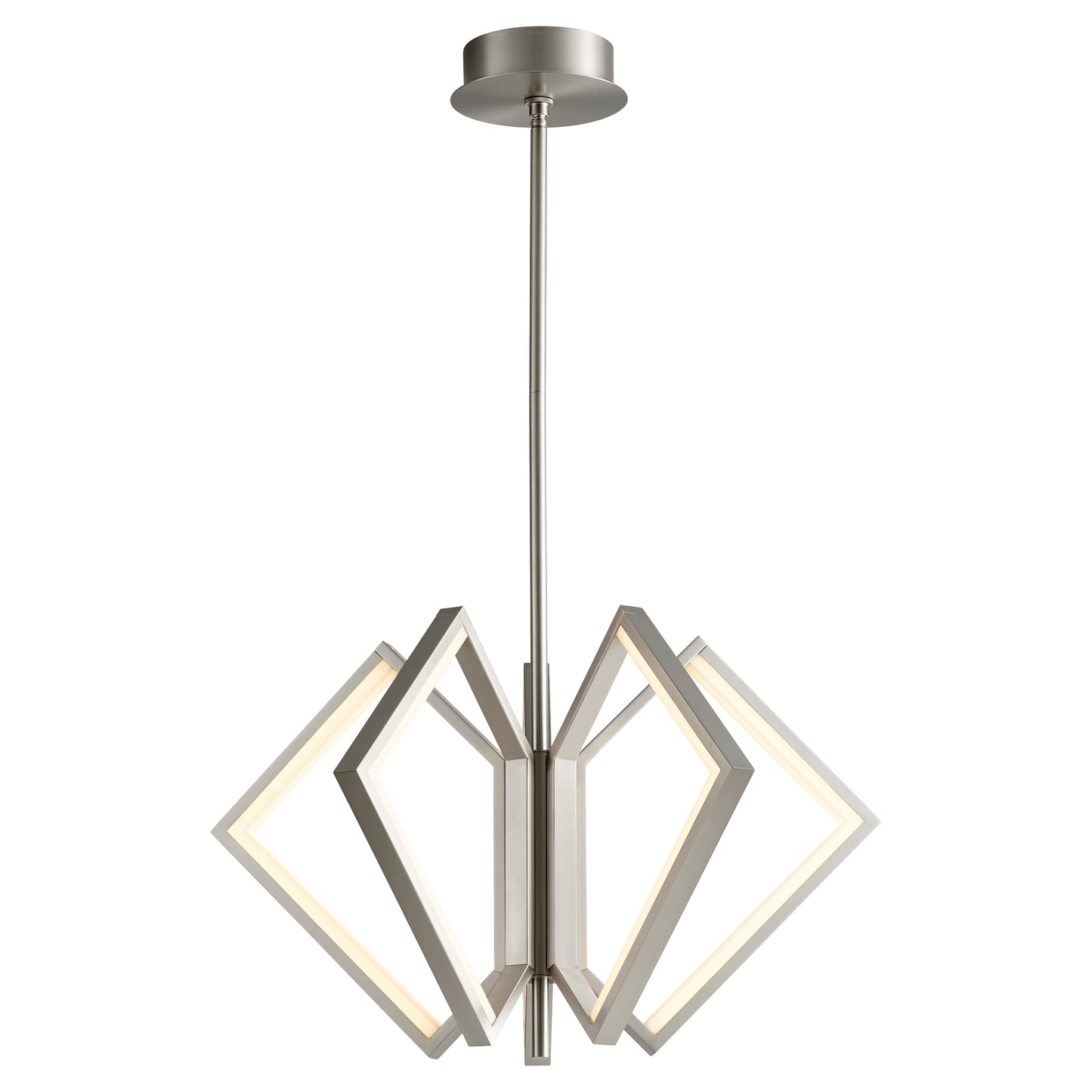 Oxygen Lighting Acadia Chandelier in Satin Nickel 3-6143-24