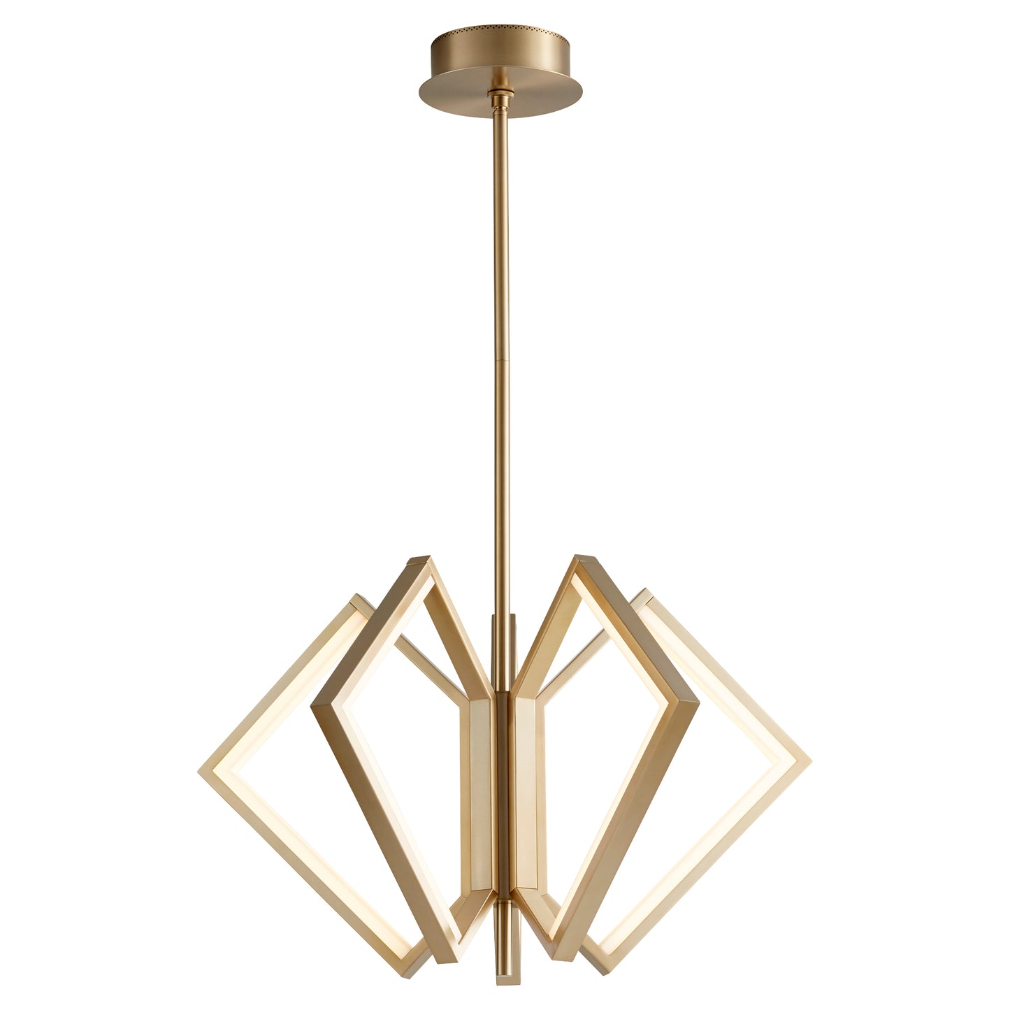 Oxygen Lighting Acadia Chandelier in Aged Brass 3-6143-40