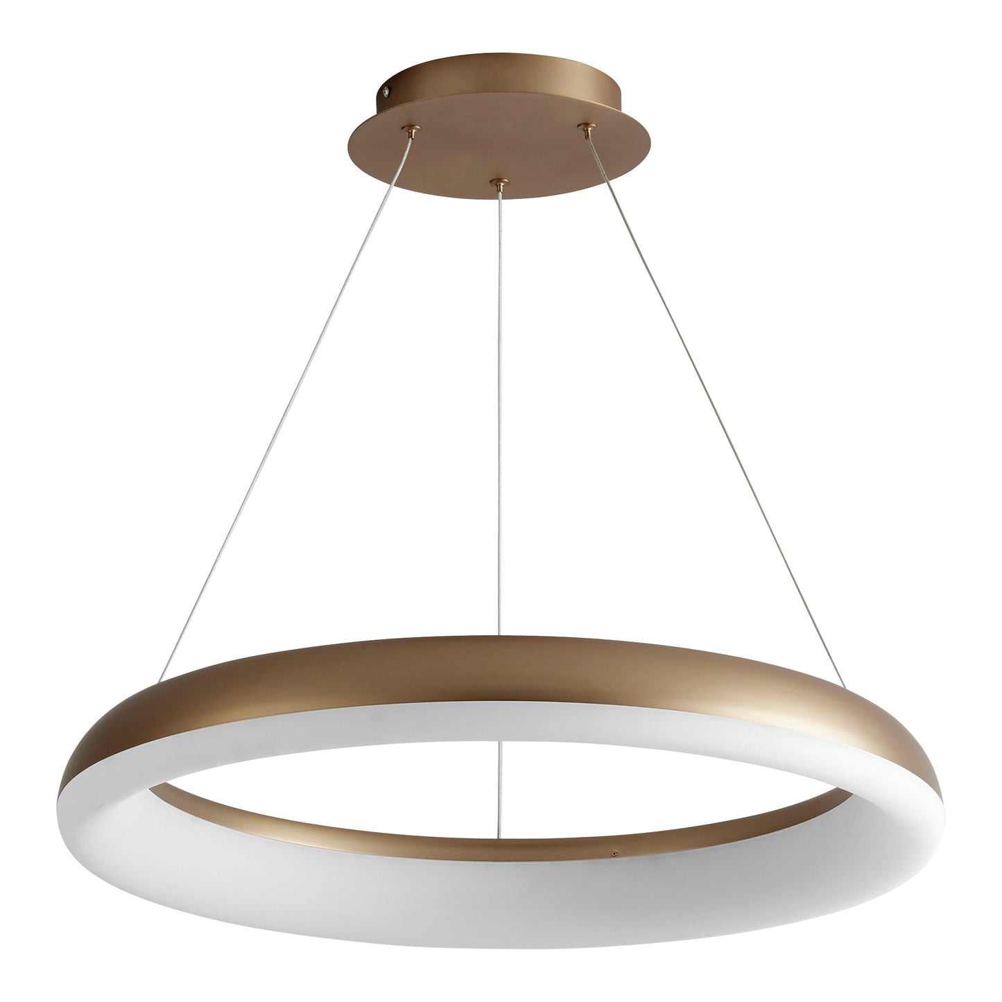 Oxygen Lighting Roswell Pendant in Aged Brass 3-63-40