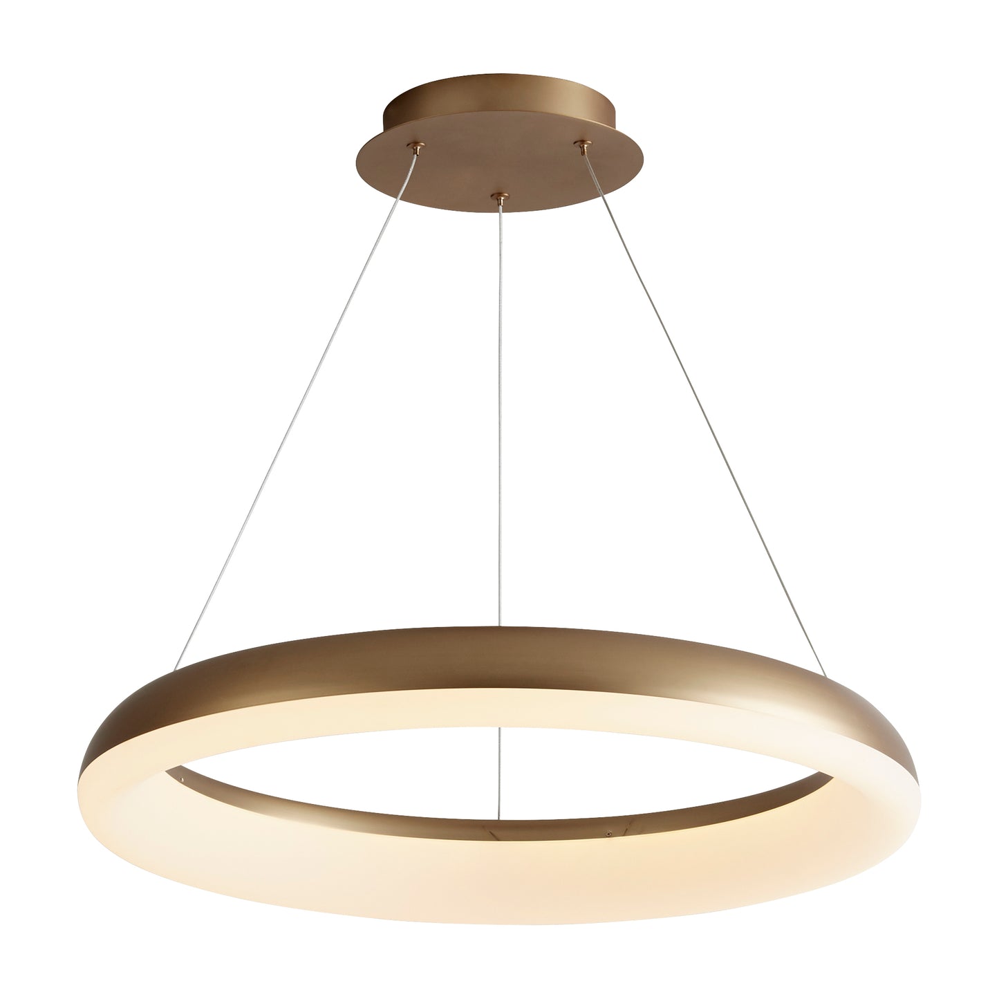 Oxygen Lighting Roswell Pendant in Aged Brass 3-63-40