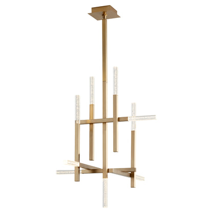 Oxygen Lighting Atlantis Chandelier in Aged Brass 3-636-40