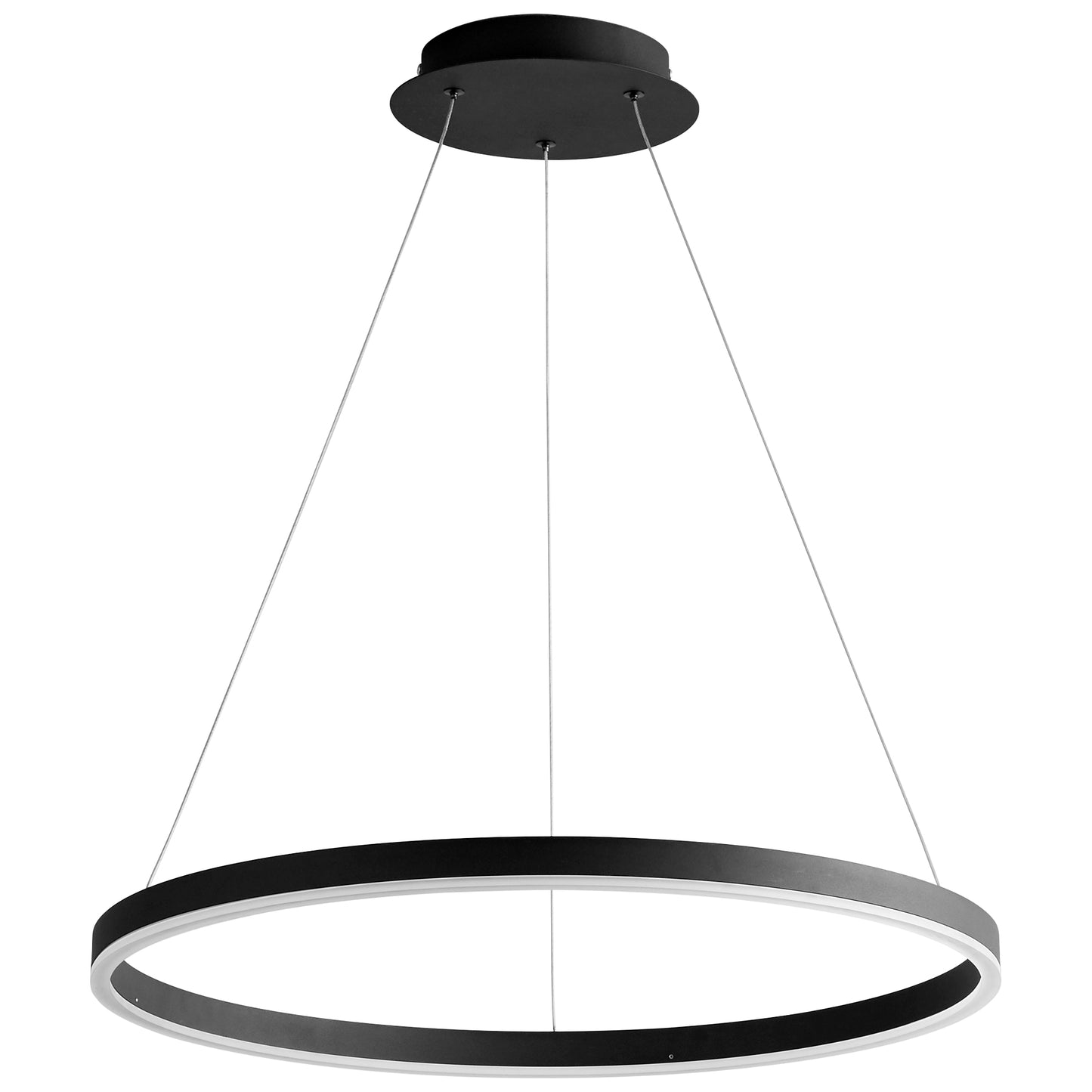 Oxygen Lighting Circulo Pendant in Black 3-64-15