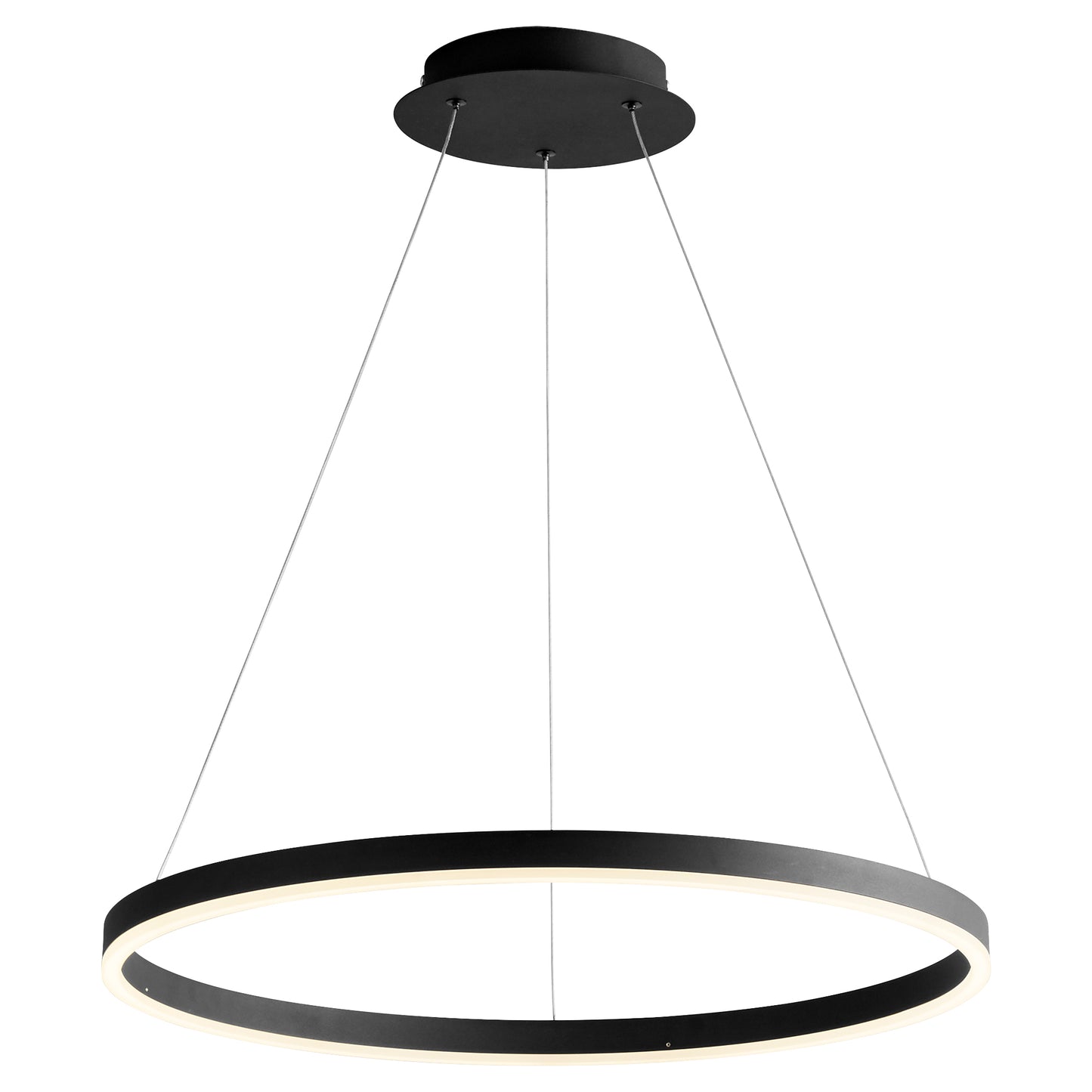 Oxygen Lighting Circulo Pendant in Black 3-64-15