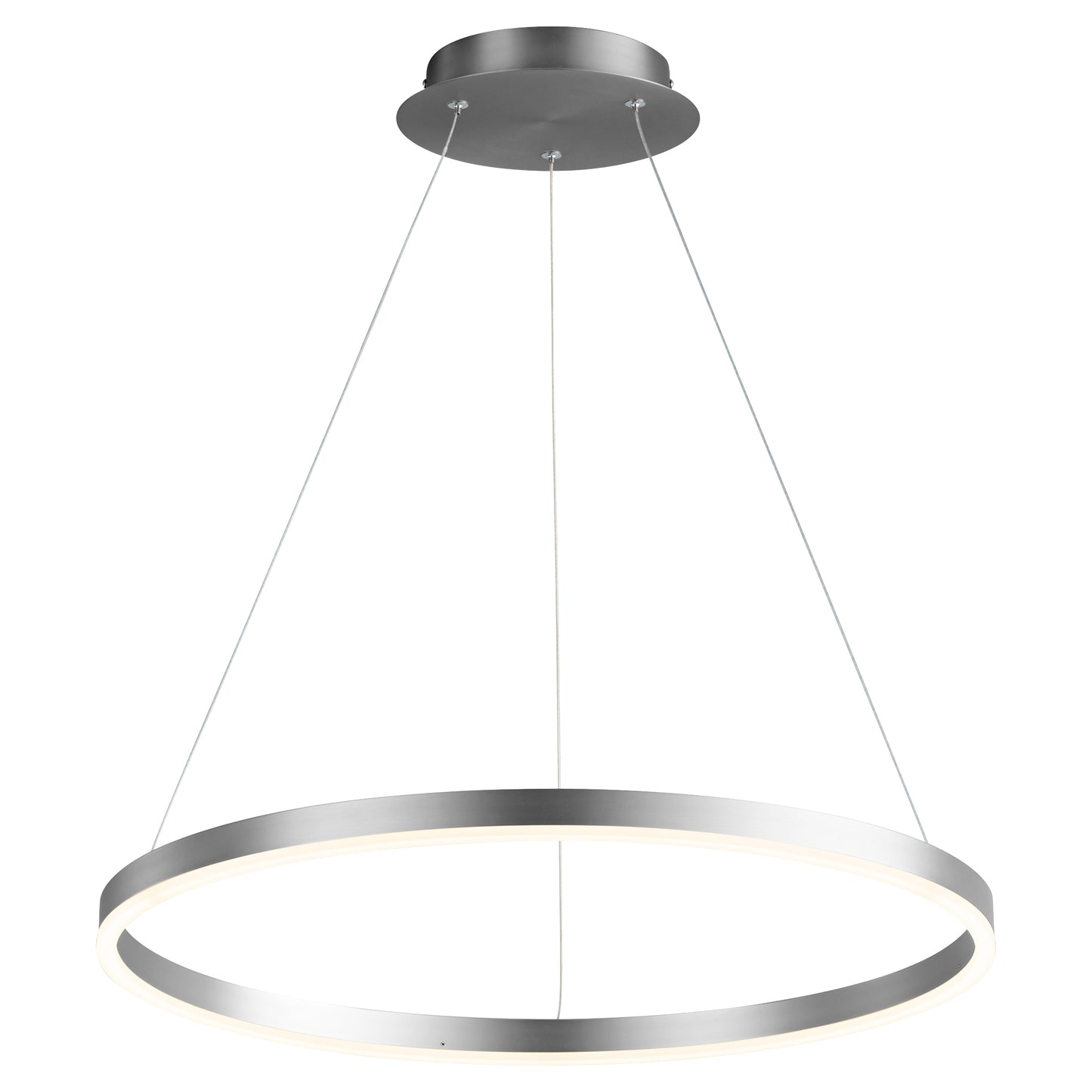 Oxygen Lighting Circulo Pendant in Satin Nickel 3-64-24