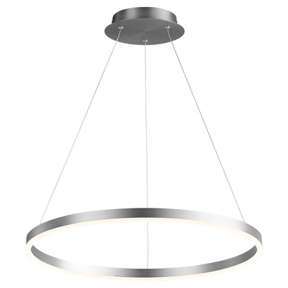 Oxygen Lighting Circulo Pendant in Satin Nickel 3-64-24