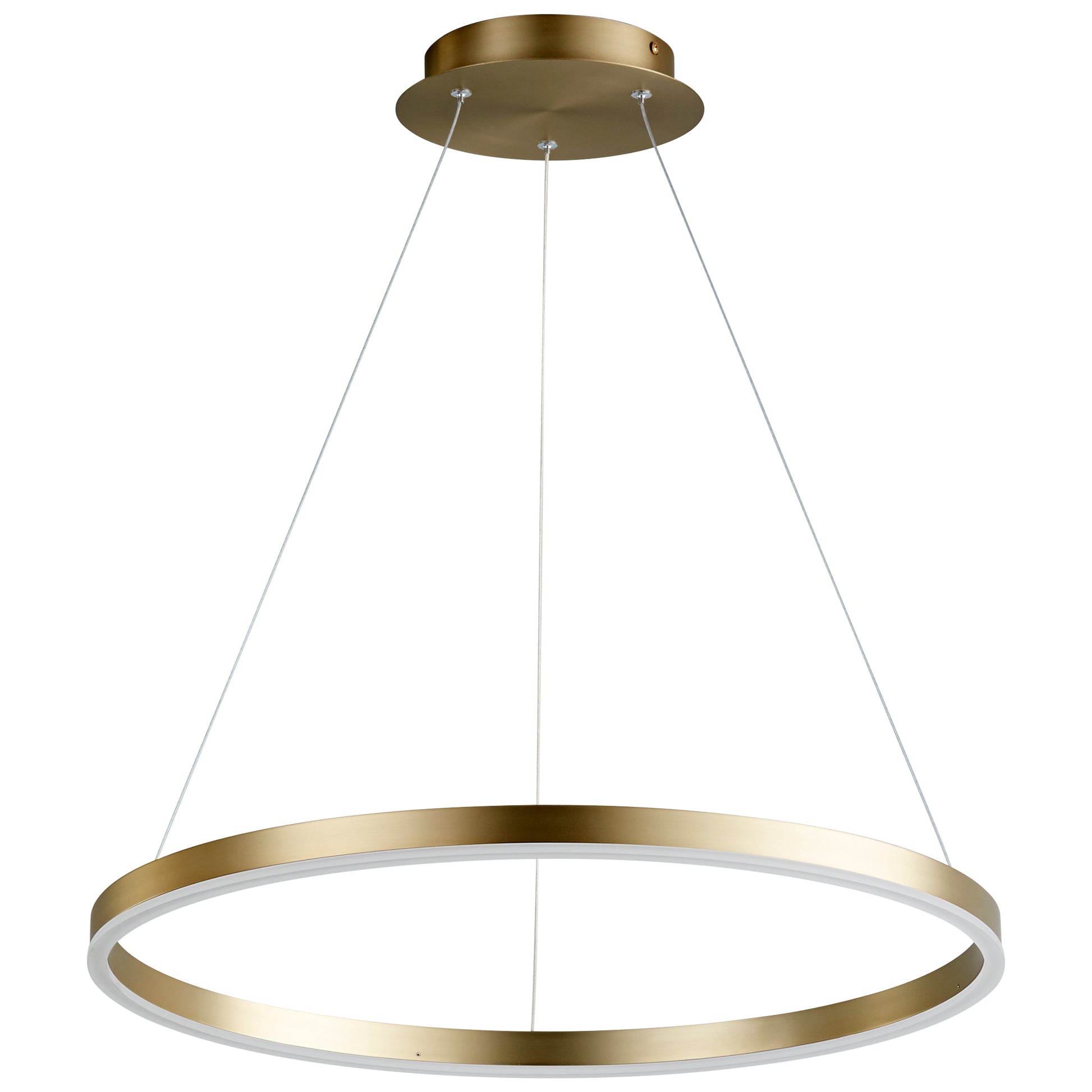 Oxygen Lighting Circulo Pendant in Aged Brass 3-64-40