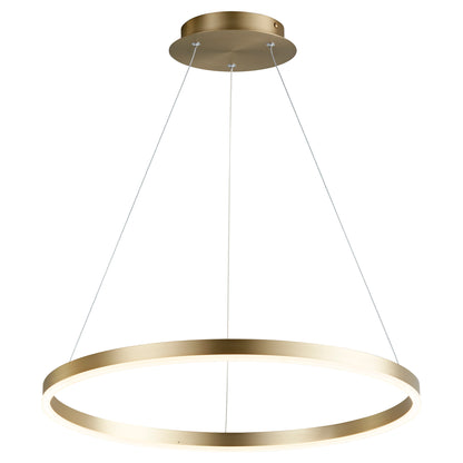 Oxygen Lighting Circulo Pendant in Aged Brass 3-64-40