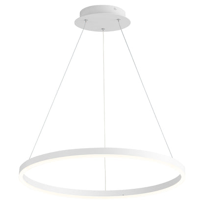 Oxygen Lighting Circulo Pendant in White 3-64-6