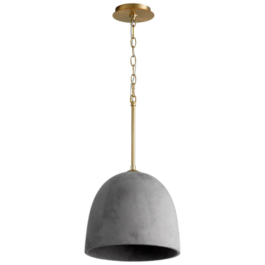 Oxygen Lighting Dune Pendant in Aged Brass Dark Gray / Aged Brass 3-641-1540