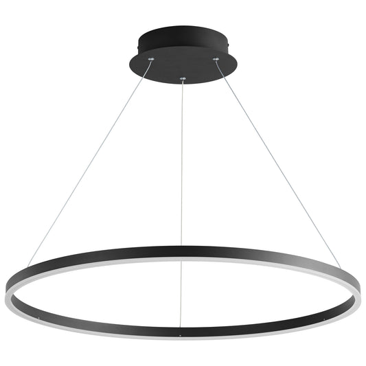 Oxygen Lighting Circulo Pendant in Black 3-65-15