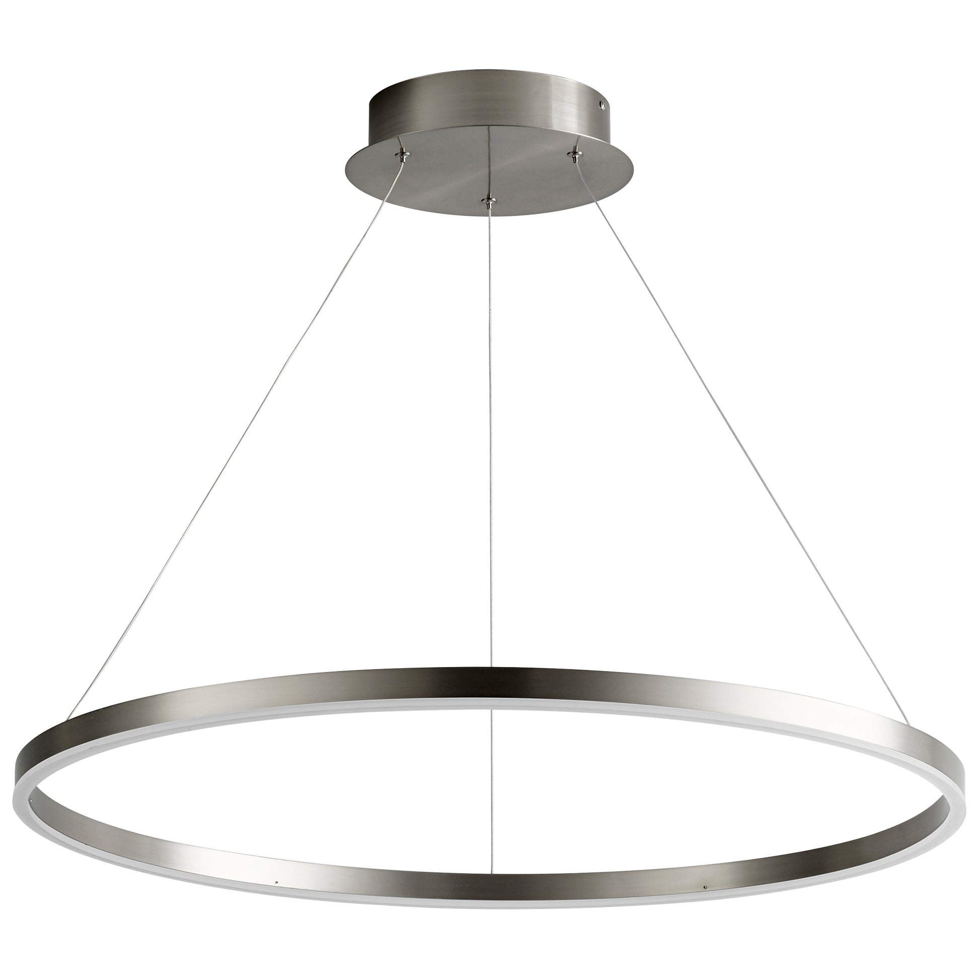 Oxygen Lighting Circulo Pendant in Satin Nickel 3-65-24