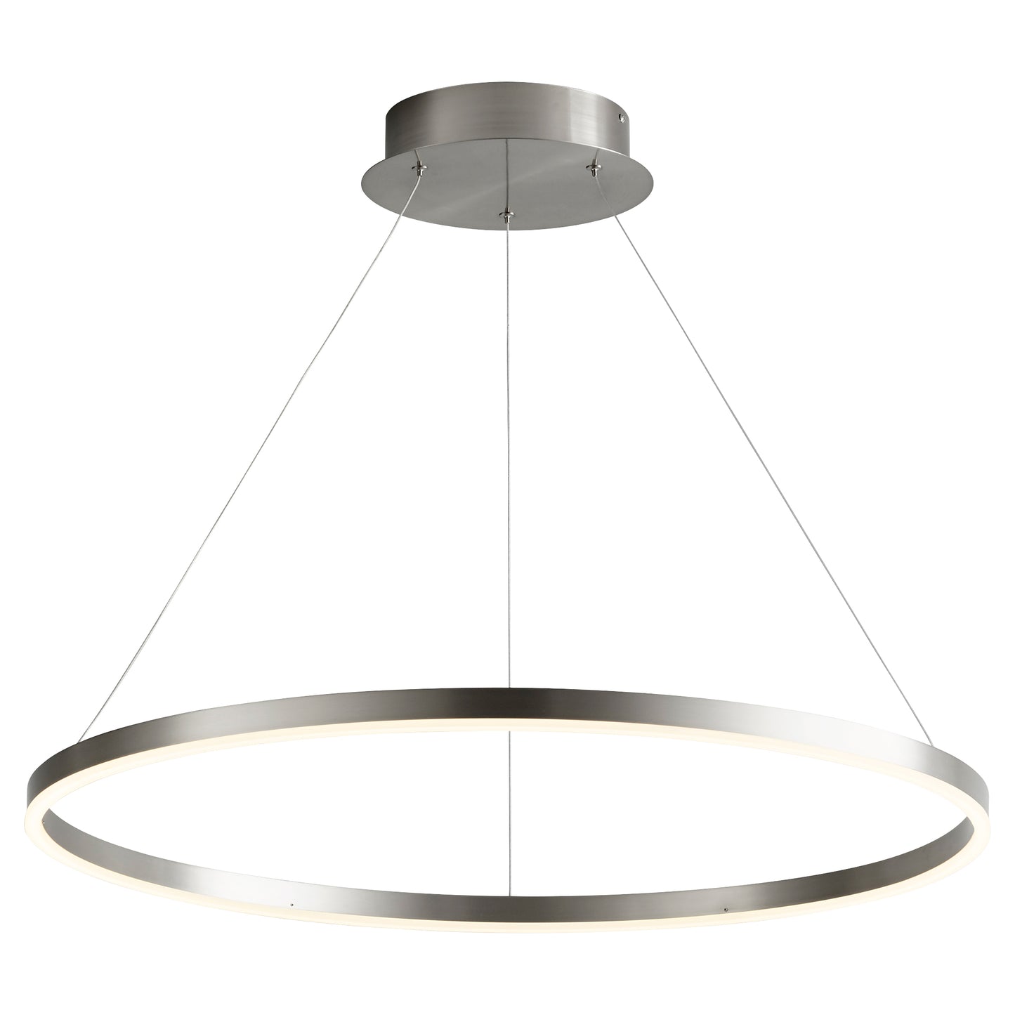 Oxygen Lighting Circulo Pendant in Satin Nickel 3-65-24