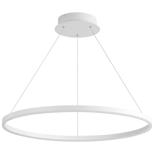 Oxygen Lighting Circulo Pendant in White 3-65-6