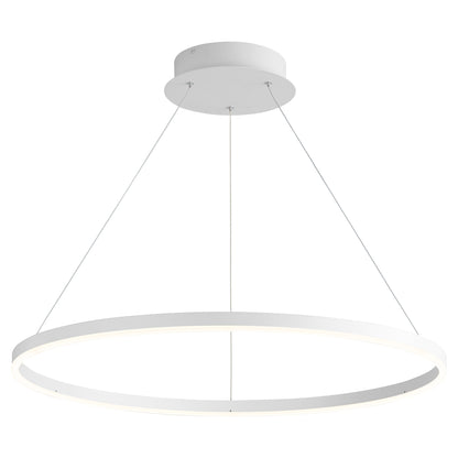 Oxygen Lighting Circulo Pendant in White 3-65-6