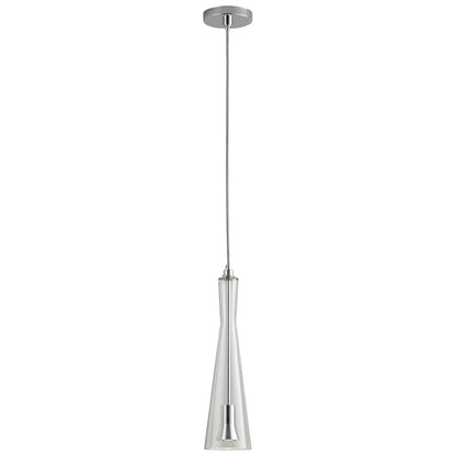 Oxygen Lighting Cornet Pendant in Polished Chrome w/ Clear 3-651-14