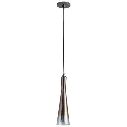 Oxygen Lighting Cornet Pendant in Gunmetal w/ Coffee Ombre 3-651-2018