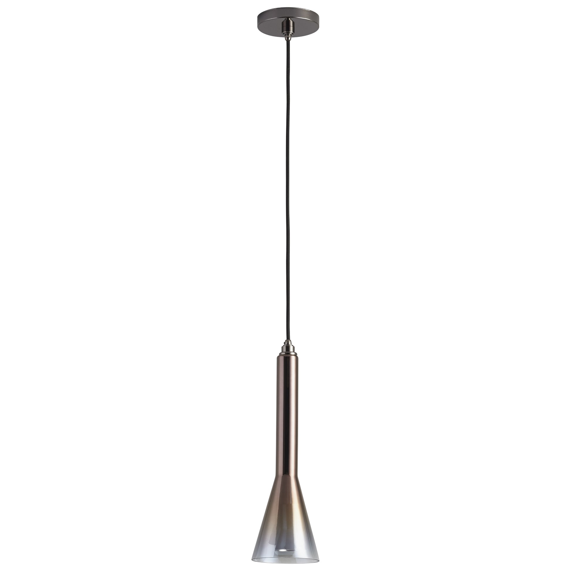 Oxygen Lighting Liberty Pendant in Gunmetal w/ Coffee Ombre 3-652-2018