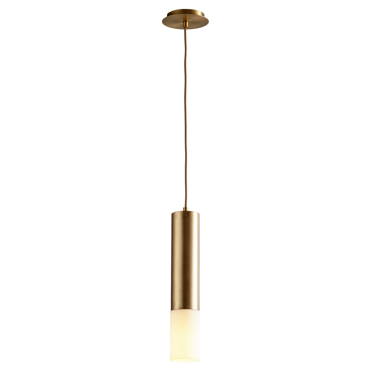 Oxygen Lighting Opus Pendant in Aged Brass 3-654-40