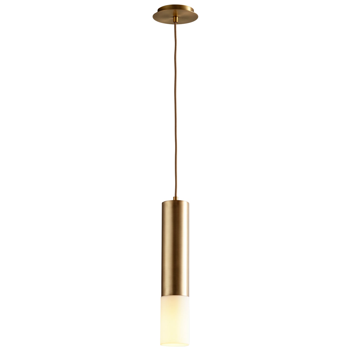 Oxygen Lighting Opus Pendant in Aged Brass 3-654-40