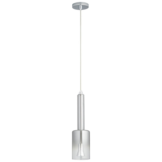 Oxygen Lighting Spindle Pendant in Polished Chrome w/ Smoke Ombre 3-656-1314