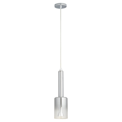 Oxygen Lighting Spindle Pendant in Polished Chrome w/ Smoke Ombre 3-656-1314