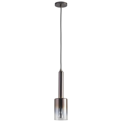 Oxygen Lighting Spindle Pendant in Gunmetal w/ Coffee Ombre 3-656-2018